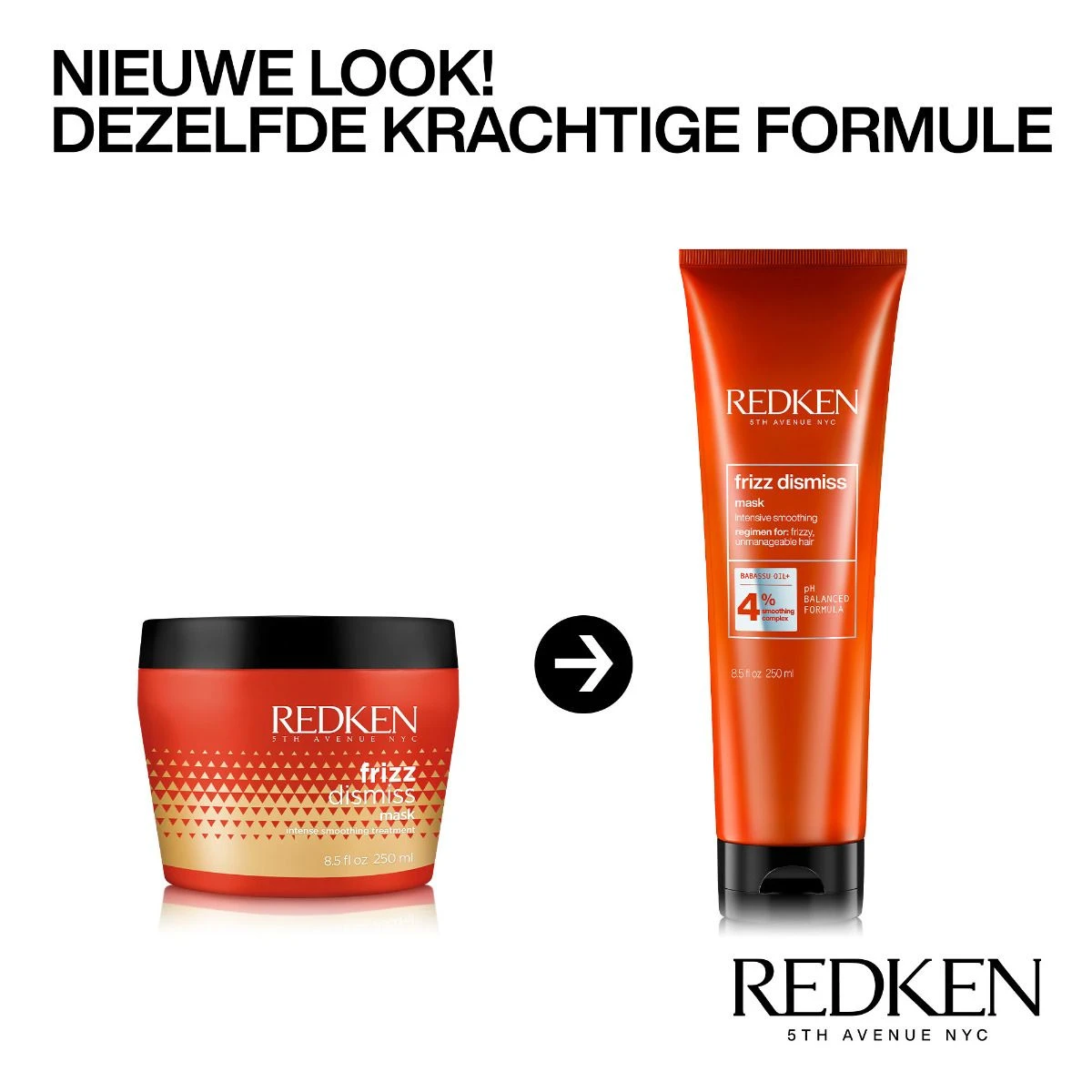 Redken Frizz Dismiss Reno Masker 250ml - Afbeelding 3