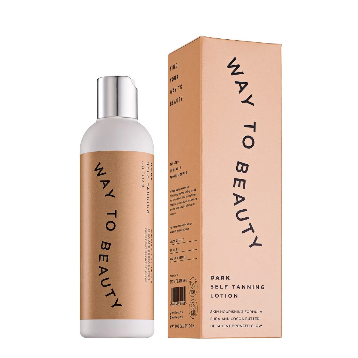 Way To Beauty Dark Tanning Lotion 250ml