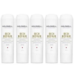 5x Goldwell Dualsenses Rich Repair Restoring Conditioner 200ml
