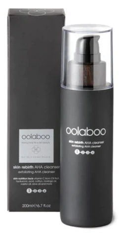 Oolaboo Skin Rebirth Exfoliating AHA Cleanser Phase 1 200ml
